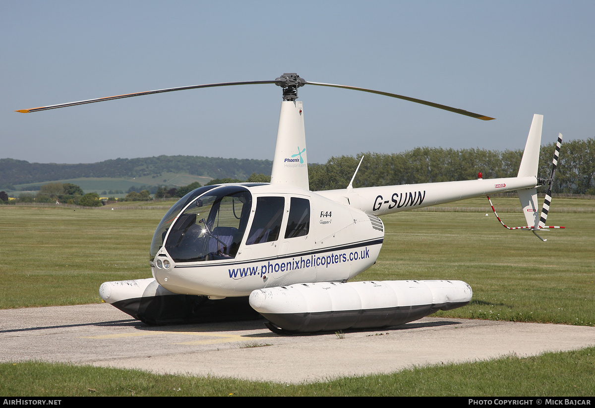 Aircraft Photo of G-SUNN | Robinson R-44 Clipper | Phoenix Helicopter Academy | AirHistory.net #7546