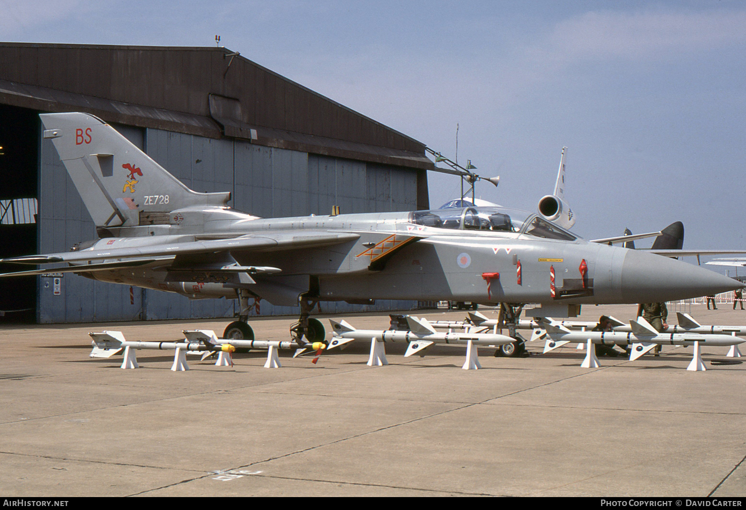 Aircraft Photo of ZE728 | Panavia Tornado F3(T) | UK - Air Force | AirHistory.net #7572