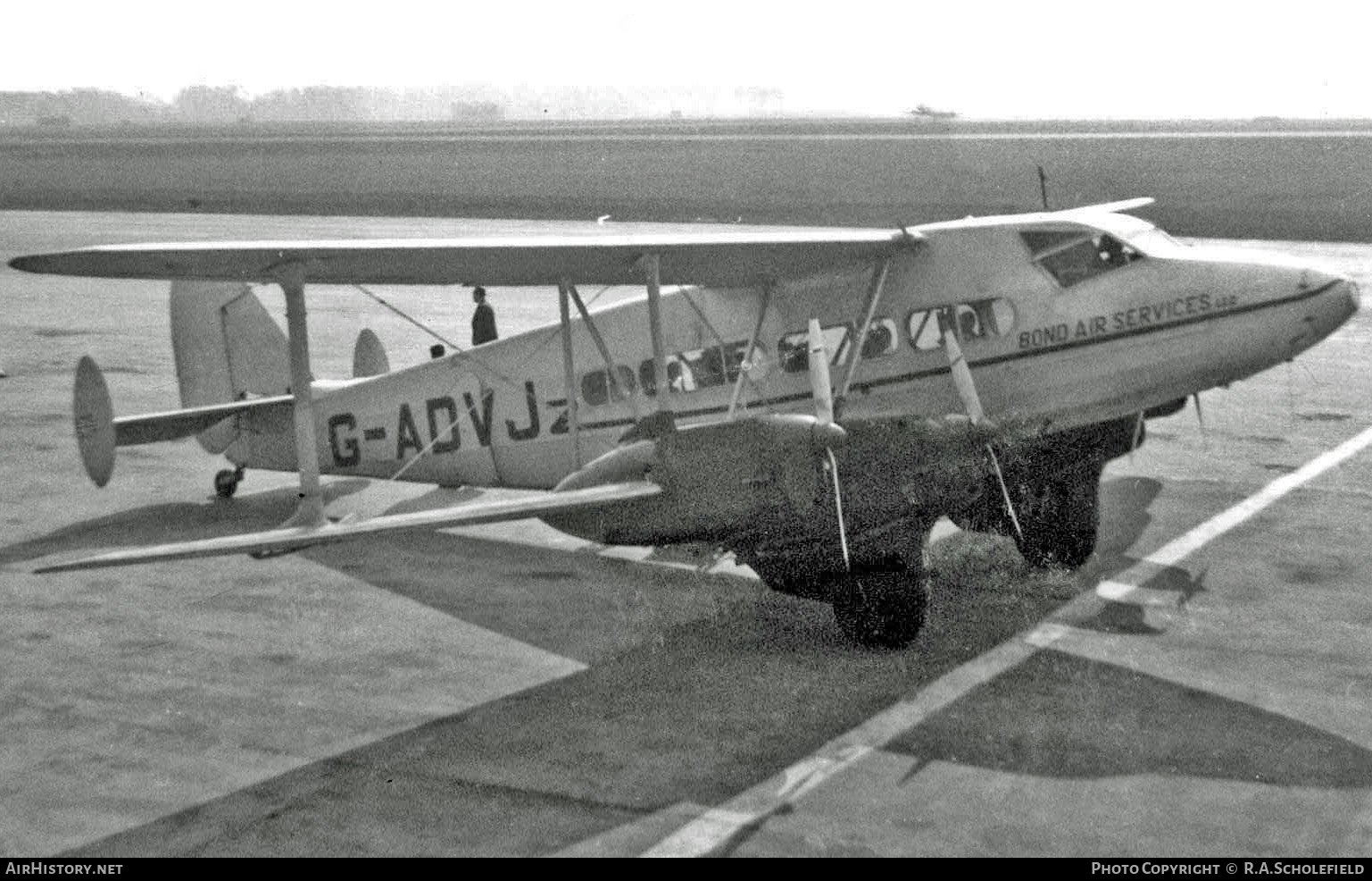 Aircraft Photo of G-ADVJ | De Havilland D.H. 86B Express | Bond Air Services | AirHistory.net #7577