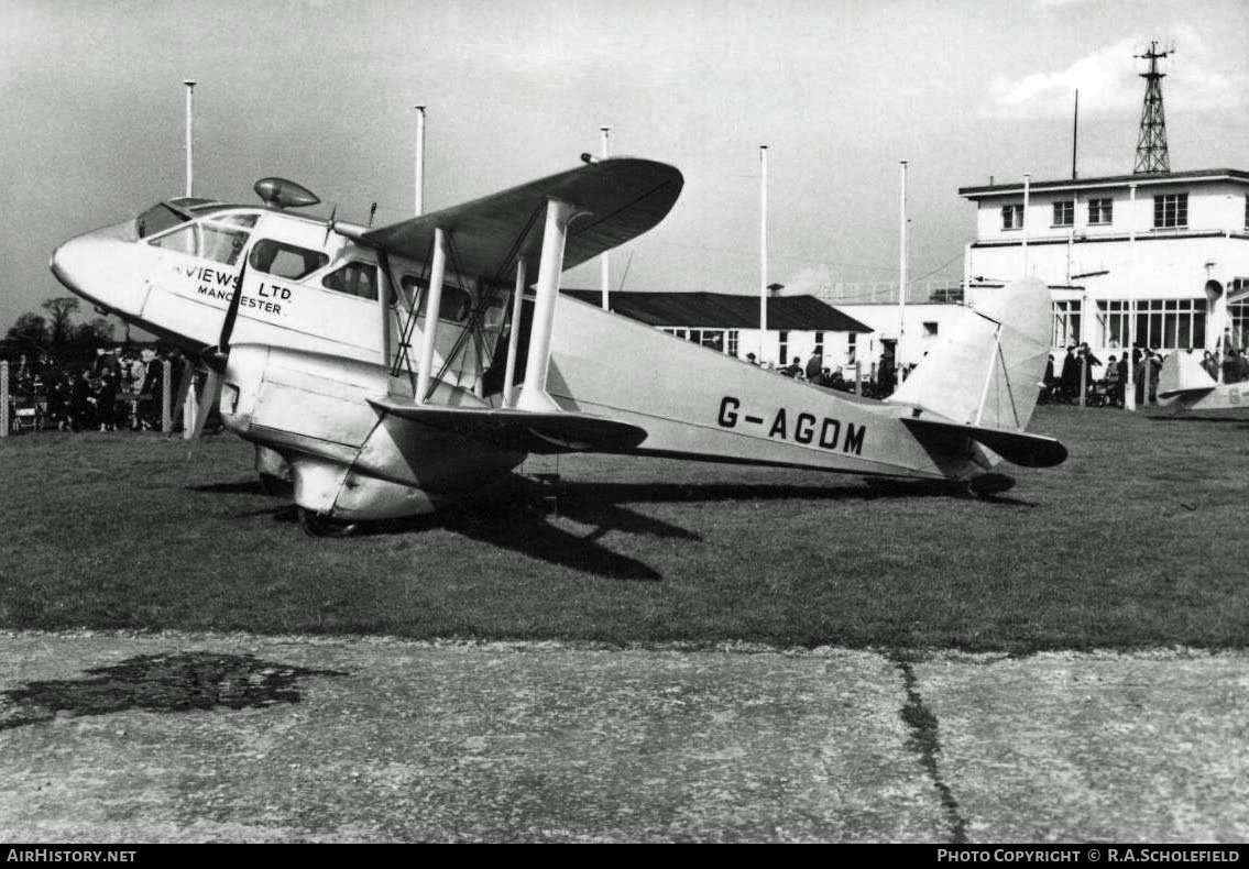 Aircraft Photo of G-AGDM | De Havilland D.H. 89A Dragon Rapide | Airviews | AirHistory.net #7582