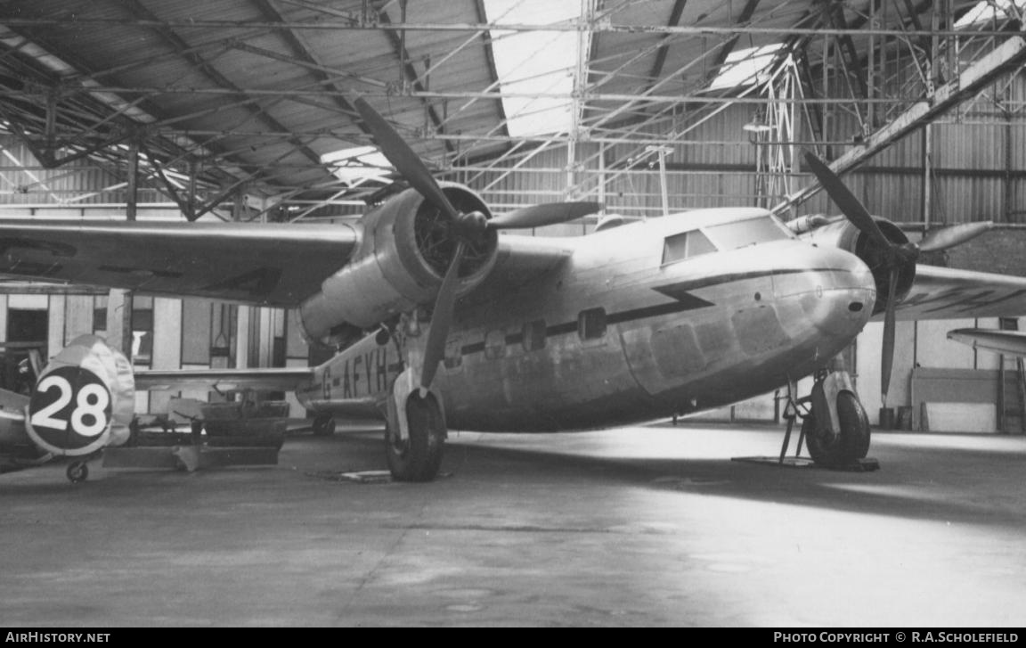 Aircraft Photo of G-AFYH | De Havilland D.H. 95 Flamingo | British Air Transport | AirHistory.net #7586