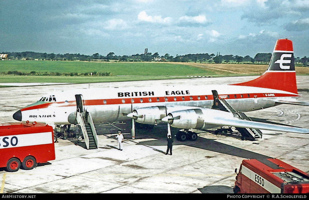 Aircraft Photo of G-AOVG | Bristol 175 Britannia 312 | British Eagle International Airlines | AirHistory.net #7599