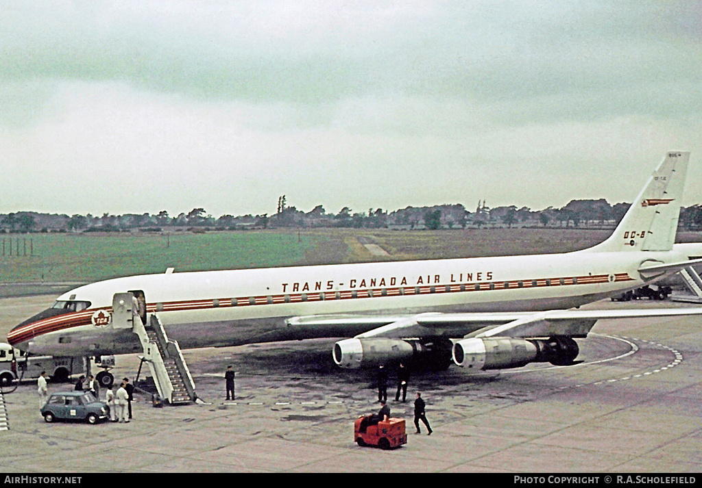 Aircraft Photo of CF-TJE | Douglas DC-8-43 | Trans-Canada Air Lines - TCA | AirHistory.net #7609