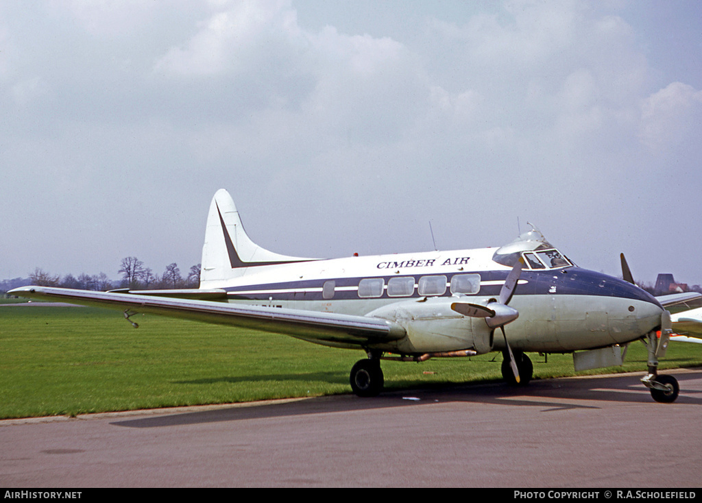 Aircraft Photo of OY-DHZ | De Havilland D.H. 104 Dove 6 | Cimber Air | AirHistory.net #7610