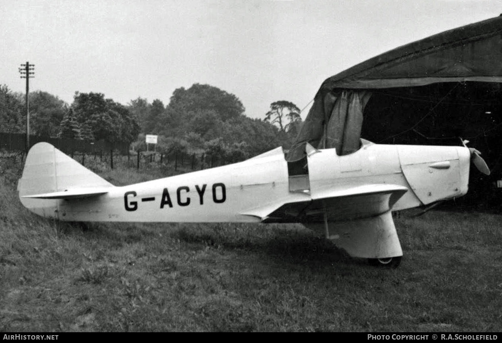Aircraft Photo of G-ACYO | Miles M.2F Hawk Major | AirHistory.net #7625
