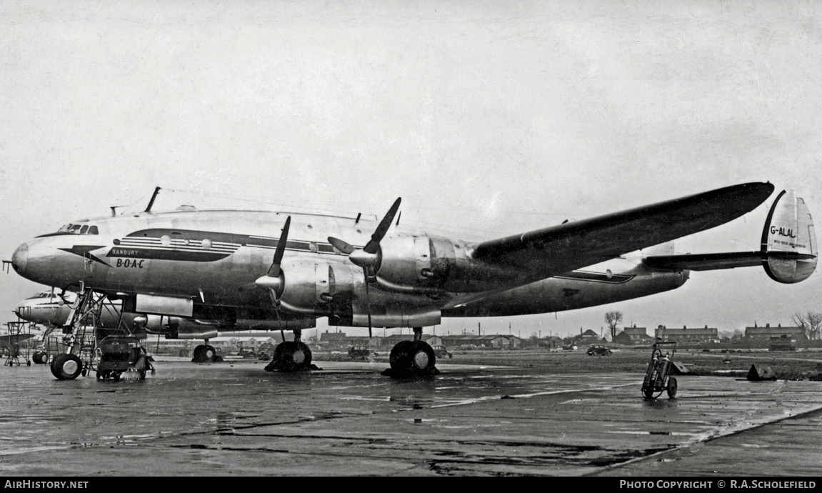 Aircraft Photo of G-ALAL | Lockheed L-749A Constellation | BOAC - British Overseas Airways Corporation | AirHistory.net #7654