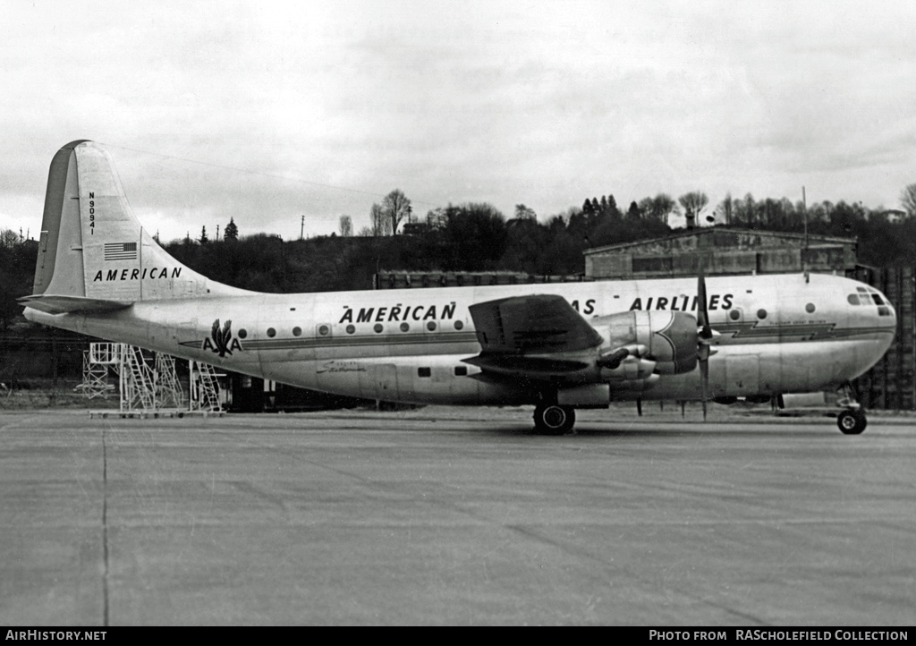 Aircraft Photo of N90941 | Boeing 377-10-29 Stratocruiser | American Overseas Airlines | AirHistory.net #7674