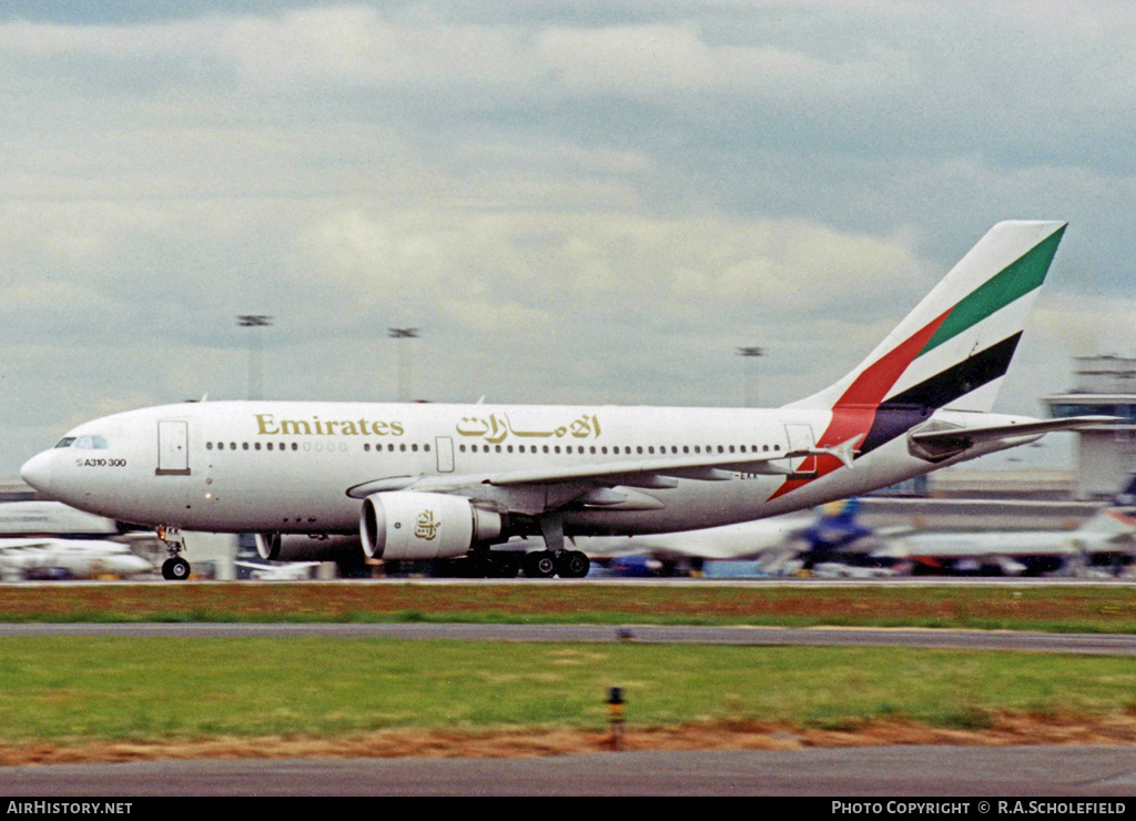 Aircraft Photo of A6-EKK | Airbus A310-308 | Emirates | AirHistory.net #7686
