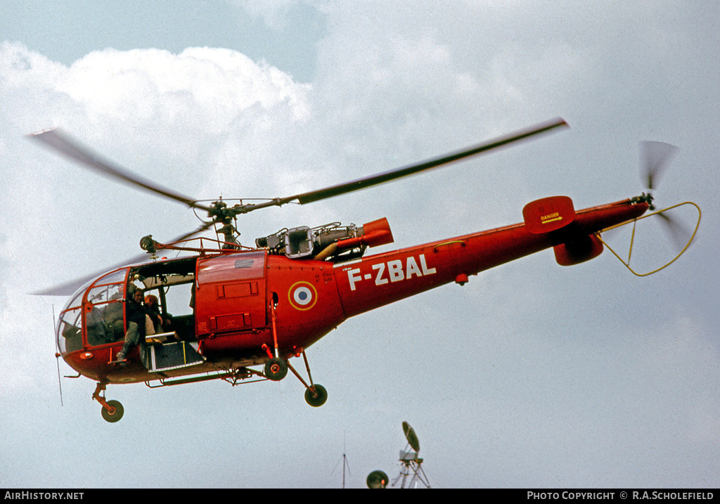 Aircraft Photo of F-ZBAL | Sud SE-3160 Alouette III | Protection Civile | AirHistory.net #7692