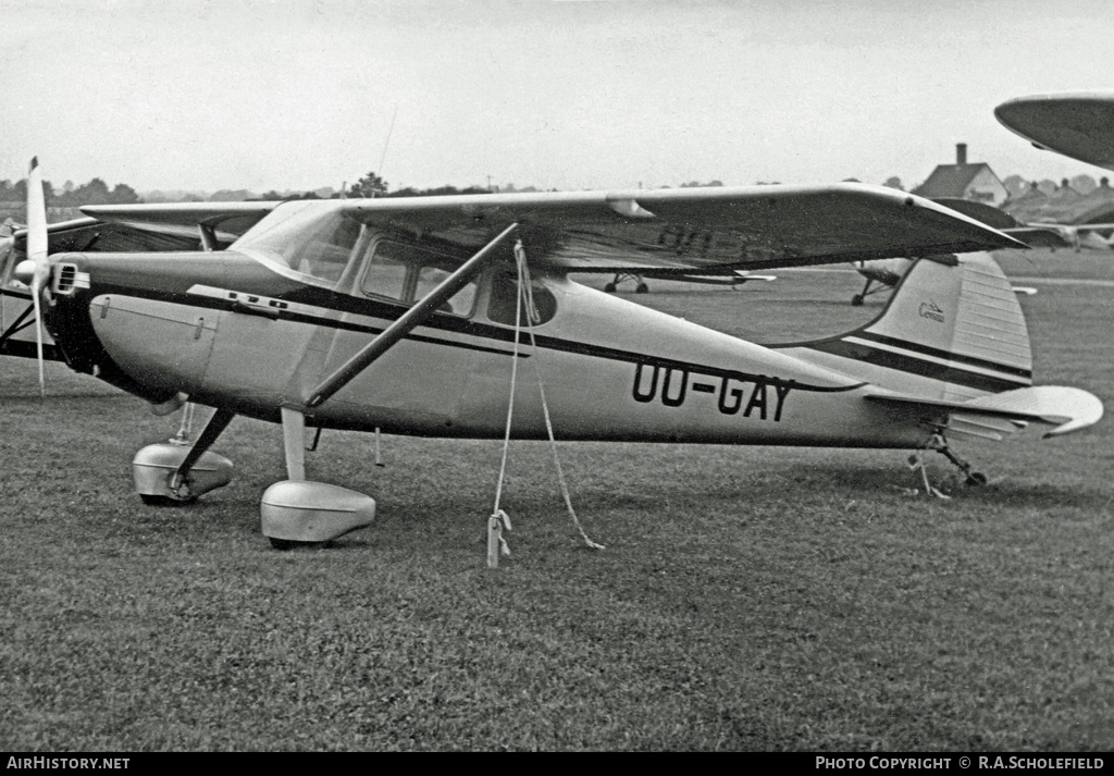 Aircraft Photo of OO-GAY | Cessna 170A | AirHistory.net #7699