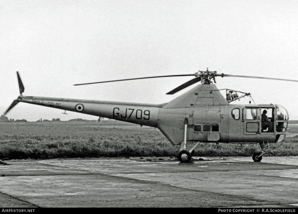 Aircraft Photo of WG709 | Westland WS-51 Dragonfly HR3 | UK - Navy | AirHistory.net #7715