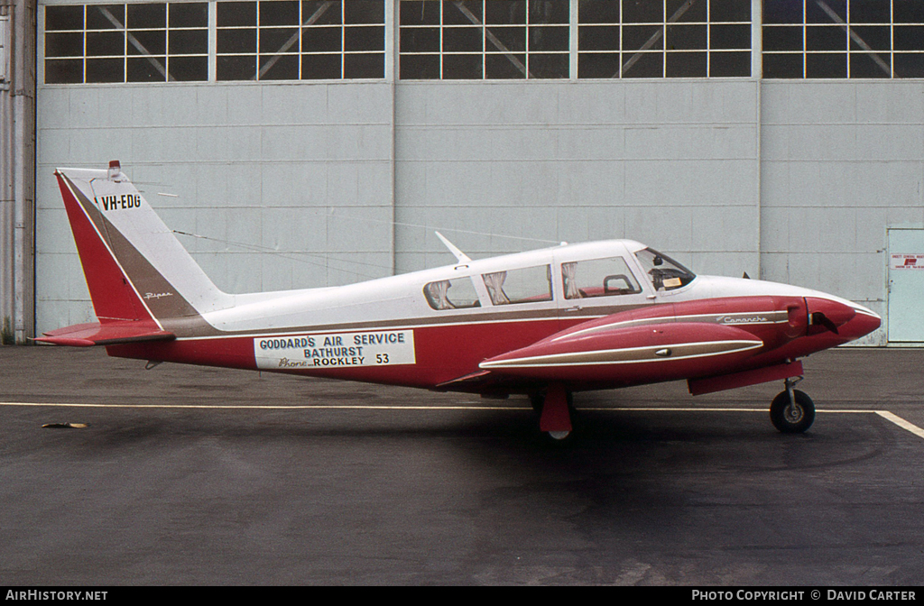 Aircraft Photo of VH-EDG | Piper PA-30-160 Twin Comanche C | Goddard's Air Service | AirHistory.net #7726