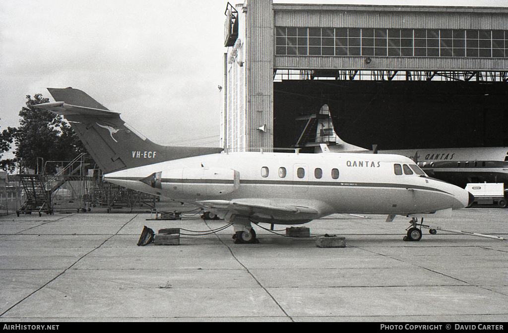 Aircraft Photo of VH-ECF | Hawker Siddeley HS-125-3B | Qantas | AirHistory.net #7736