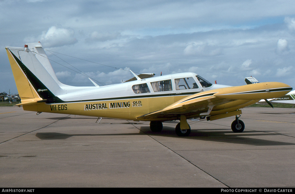 Aircraft Photo of VH-EDS | Piper PA-30-160 Twin Comanche C | Austral Mining | AirHistory.net #7740