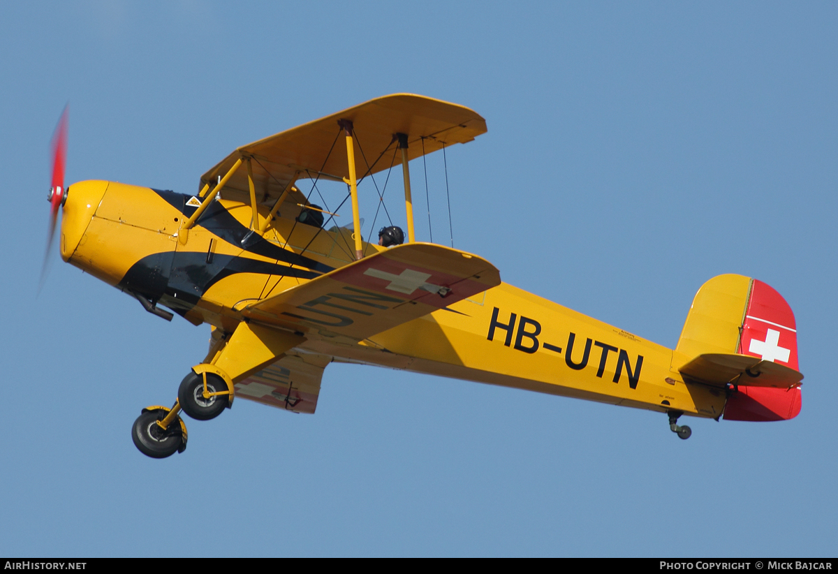 Aircraft Photo of HB-UTN | Bucker Bu-131... Jungmann | AirHistory.net #7750