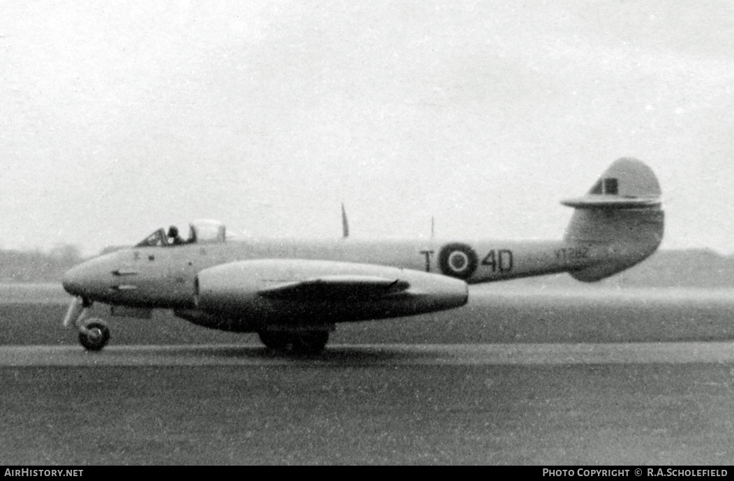 Aircraft Photo of VT282 | Gloster Meteor F4 | UK - Air Force | AirHistory.net #7779