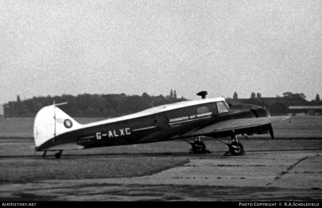 Aircraft Photo of G-ALXC | Avro 652A Anson I | Federated Air Transport | AirHistory.net #7782