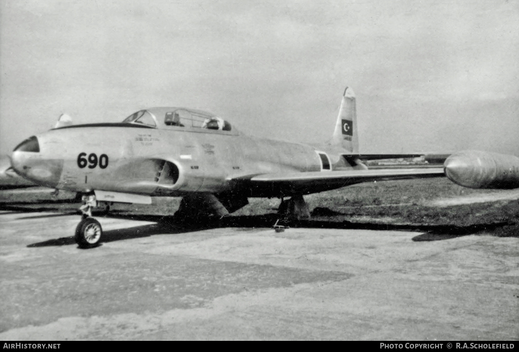 Aircraft Photo of 14690 | Lockheed T-33A | Turkey - Air Force | AirHistory.net #7786