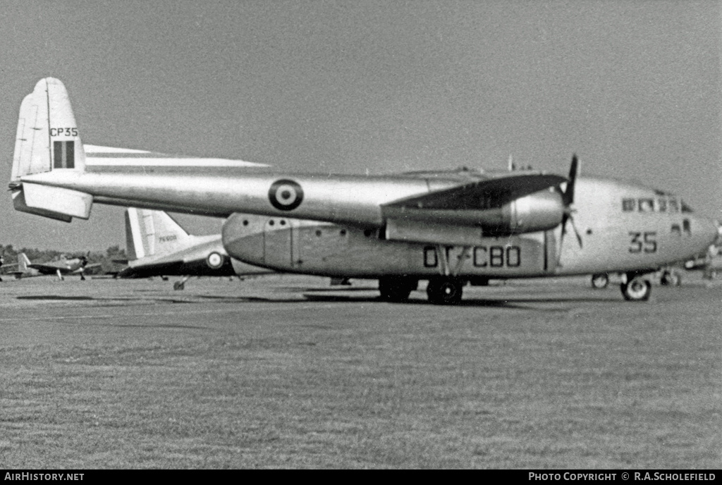 Aircraft Photo of CP-35 | Fairchild C-119G Flying Boxcar | Belgium - Air Force | AirHistory.net #7799