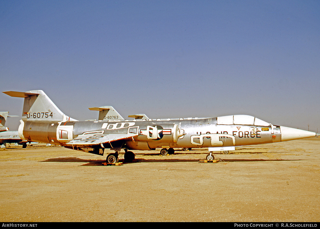 Aircraft Photo of 56-754 / 0-60754 | Lockheed F-104A Starfighter | USA - Air Force | AirHistory.net #7817
