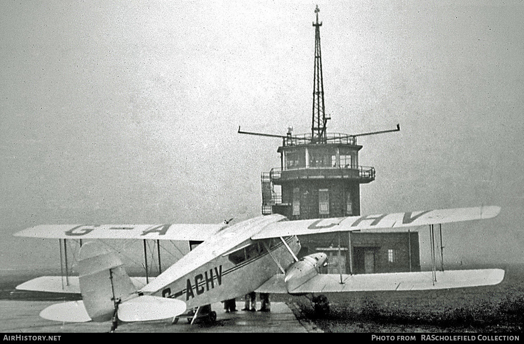 Aircraft Photo of G-ACHV | De Havilland D.H. 84 Dragon 1 | Railway Air Services | AirHistory.net #7824