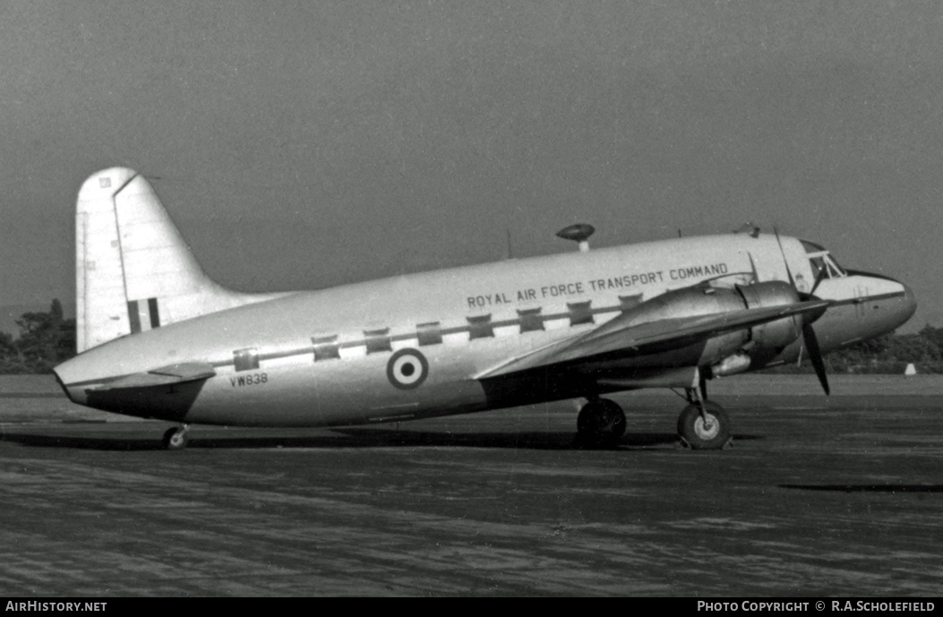 Aircraft Photo of VW838 | Vickers 651 Valetta C1 | UK - Air Force | AirHistory.net #7842