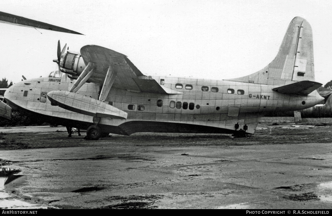 Aircraft Photo of G-AKNT | Short S-45 Solent 3 | BOAC - British Overseas Airways Corp. | AirHistory.net #7847