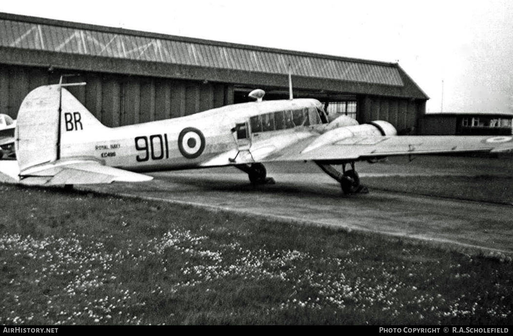 Aircraft Photo of EG496 | Avro 652A Anson I | UK - Navy | AirHistory.net #7853