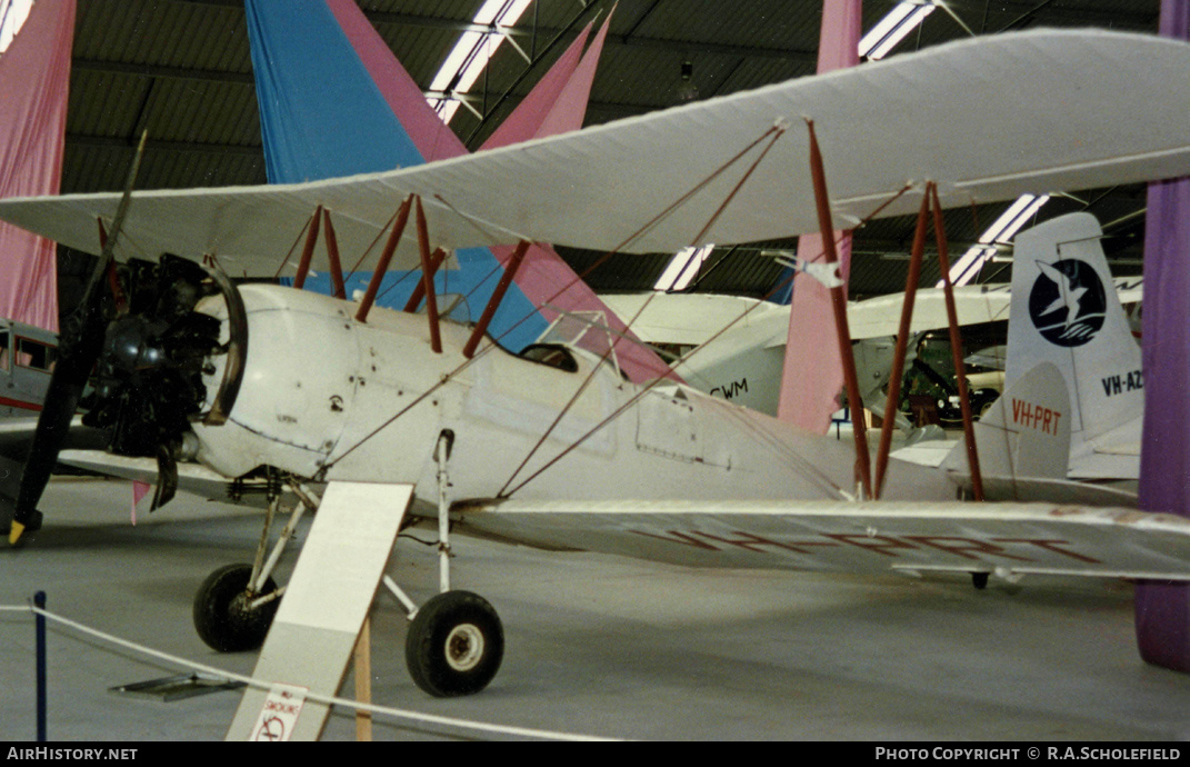 Aircraft Photo of VH-PRT | Avro 643 Cadet II | AirHistory.net #7854