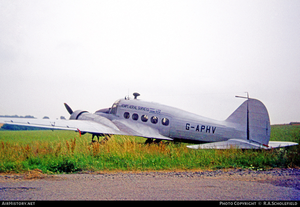 Aircraft Photo of G-APHV | Avro 652A Anson C19/2 | Kemp's Aerial Surveys | AirHistory.net #7870