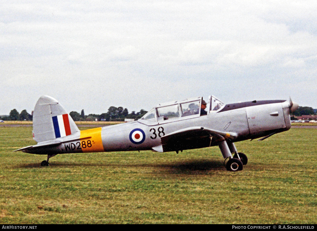 Aircraft Photo of G-AOSO / WD288 | De Havilland DHC-1 Chipmunk 22 | UK - Air Force | AirHistory.net #7873