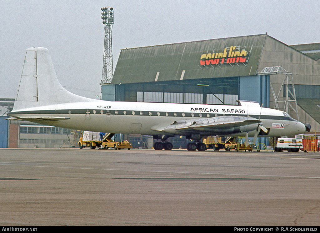 Aircraft Photo of 5Y-AZP | Bristol 175 Britannia 308F | African Safari Airways - ASA | AirHistory.net #7882