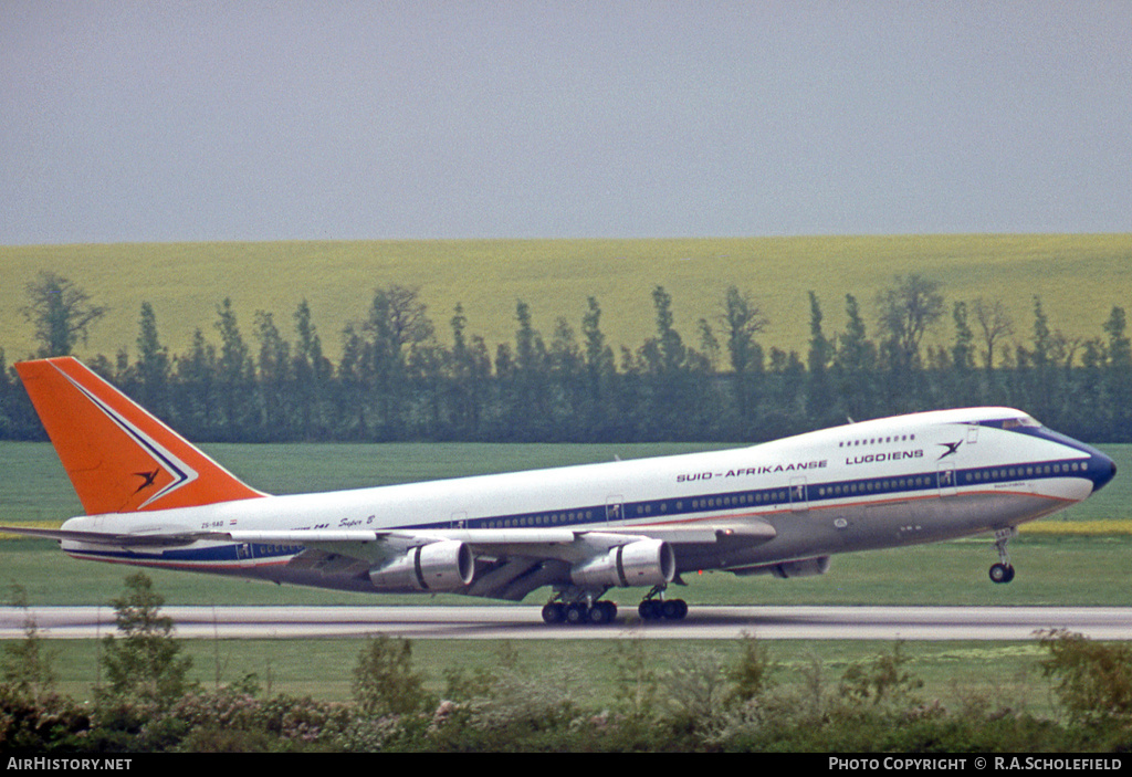 Aircraft Photo of ZS-SAO | Boeing 747-244B | South African Airways - Suid-Afrikaanse Lugdiens | AirHistory.net #7894