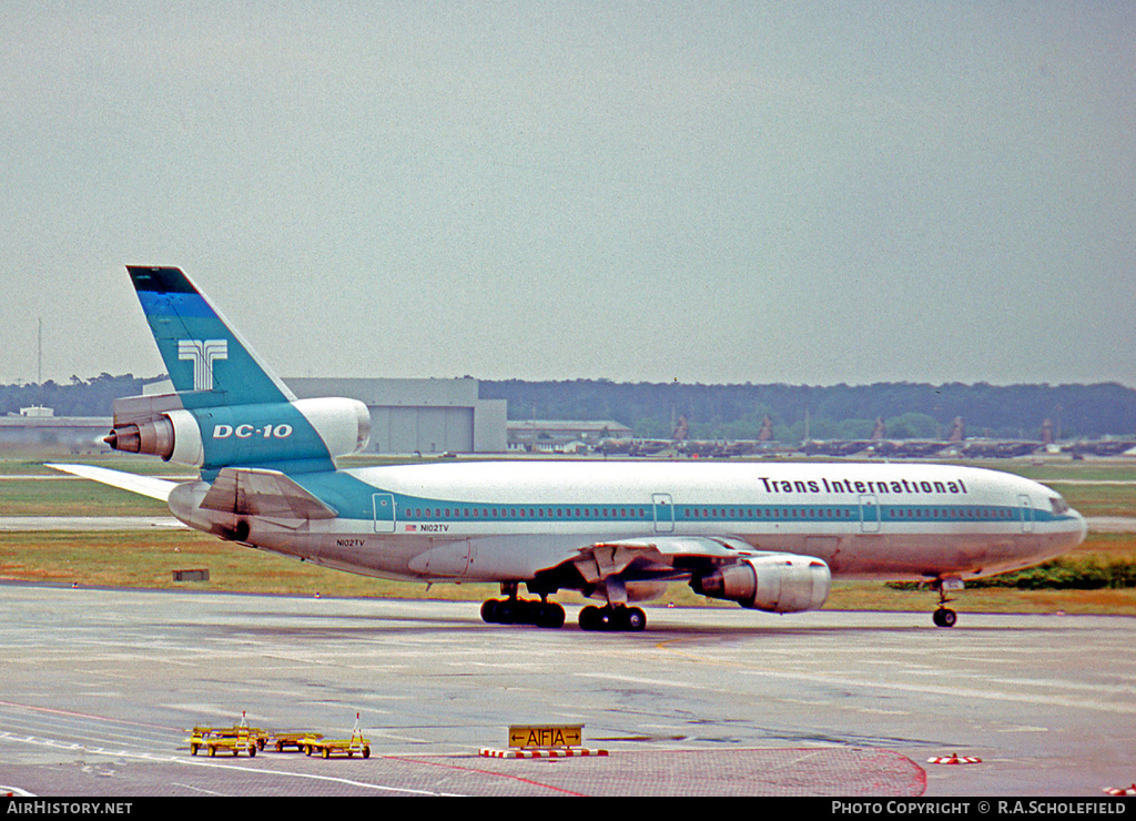 Aircraft Photo of N102TV | McDonnell Douglas DC-10-30CF | Trans International Airlines - TIA | AirHistory.net #7900