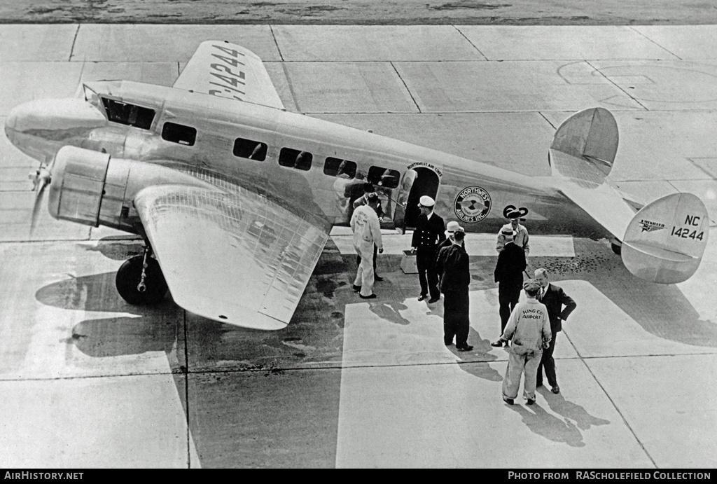 Aircraft Photo of NC14244 | Lockheed 10-A Electra | Northwest Airlines | AirHistory.net #7902