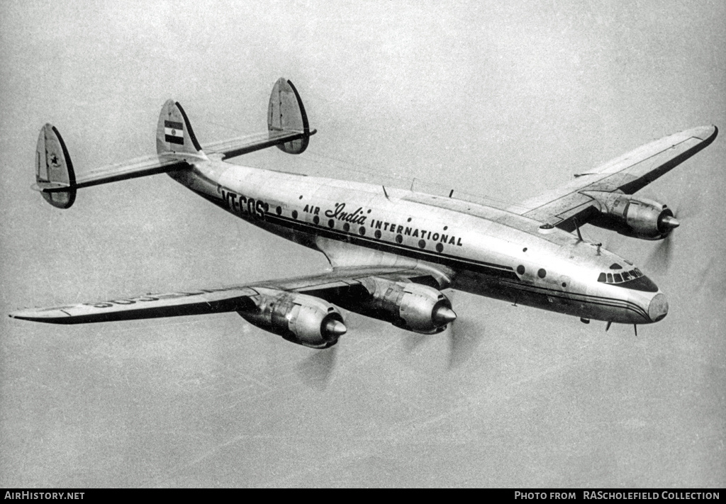 Aircraft Photo of VT-CQS | Lockheed L-749 Constellation | Air India International | AirHistory.net #7903