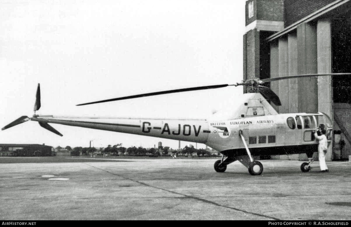 Aircraft Photo of G-AJOV | Sikorsky S-51 | BEA - British European Airways | AirHistory.net #7920