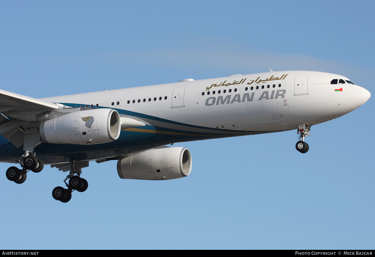 Aircraft Photo of A4O-DE | Airbus A330-343 | Oman Air | AirHistory.net #7943