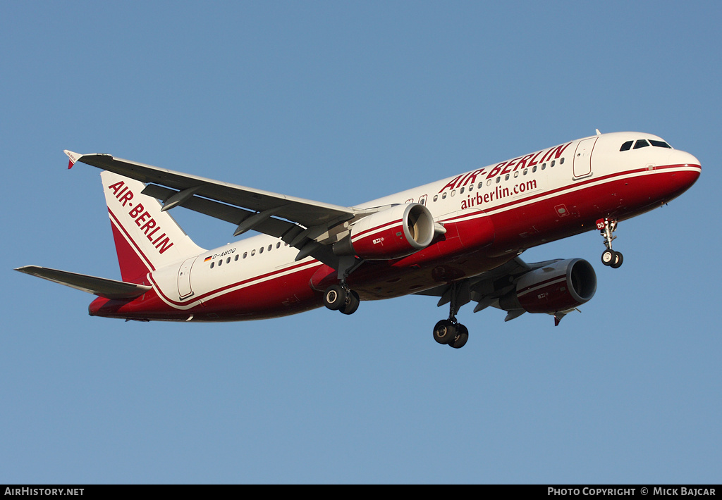 Aircraft Photo of D-ABDQ | Airbus A320-214 | Air Berlin | AirHistory.net #7949