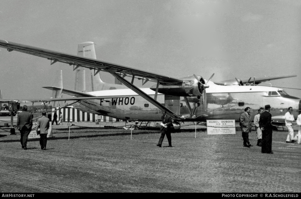 Aircraft Photo of F-WHOO | Hurel-Dubois HD-34 | AirHistory.net #7957