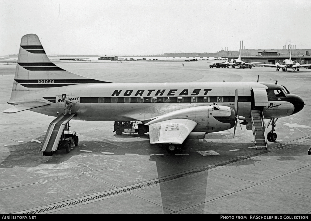 Aircraft Photo of N91239 | Convair 240-13 | Northeast Airlines | AirHistory.net #7971