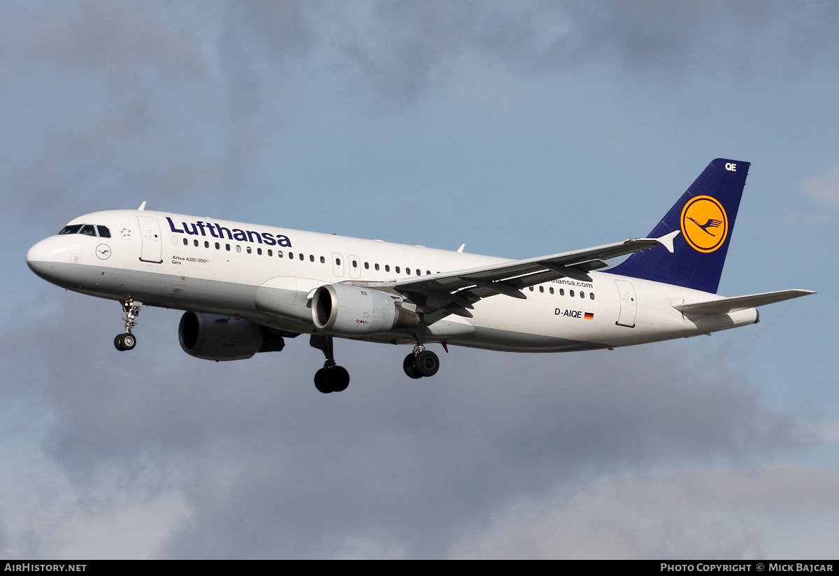 Aircraft Photo of D-AIQE | Airbus A320-211 | Lufthansa | AirHistory.net #7994