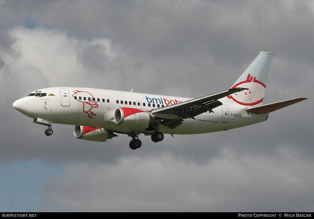 Aircraft Photo of G-BVZE | Boeing 737-59D | Bmibaby | AirHistory.net #8025