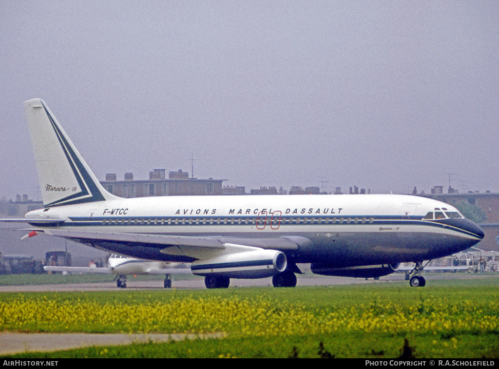 Aircraft Photo of F-WTCC | Dassault Mercure 100 | Avions Marcel Dassault | AirHistory.net #8034