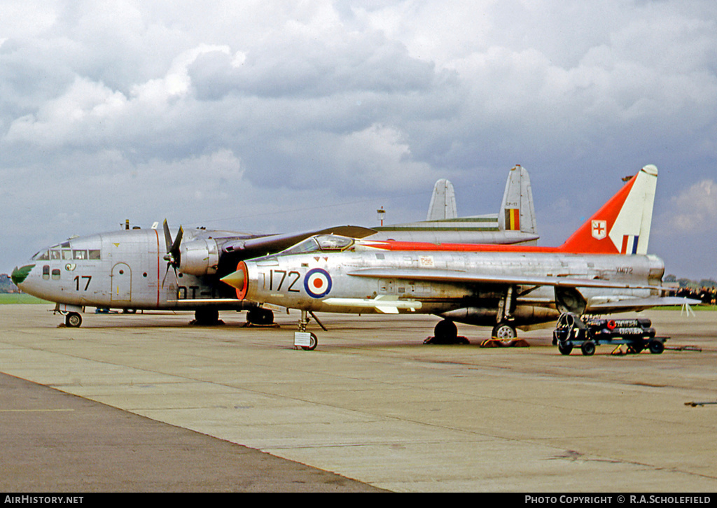 Aircraft Photo of XM172 | English Electric Lightning F1A | UK - Air Force | AirHistory.net #8038