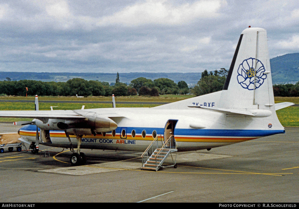 Aircraft Photo of ZK-BXF | Fokker F27-100 Friendship | Mount Cook Airline | AirHistory.net #8040