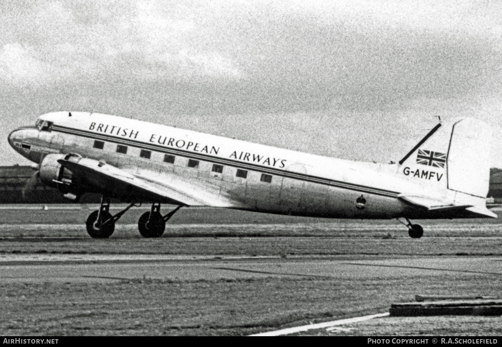 Aircraft Photo of G-AMFV | Douglas C-47A Skytrain | BEA - British European Airways | AirHistory.net #8051