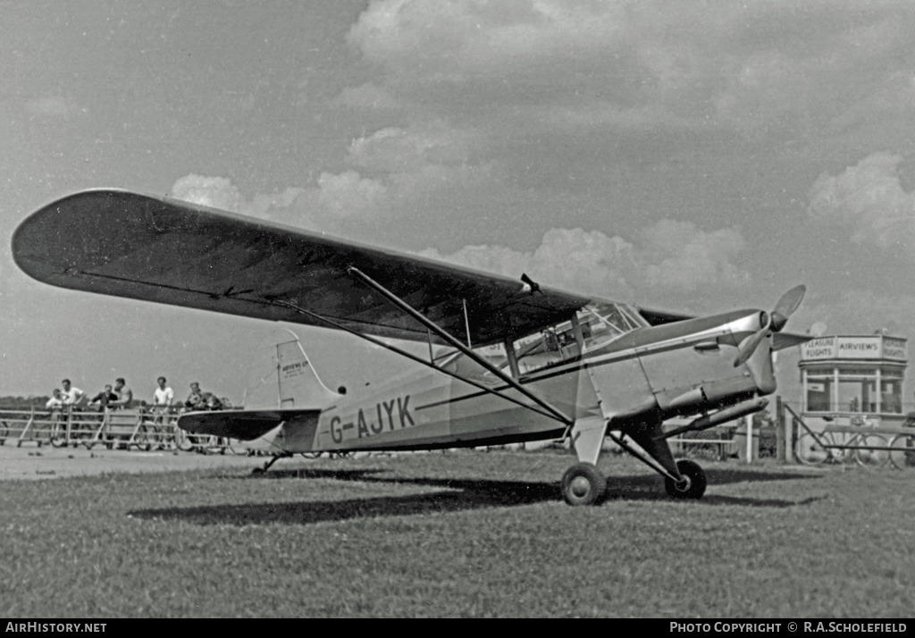 Aircraft Photo of G-AJYK | Auster J-5B Autocar | Airviews | AirHistory.net #8060