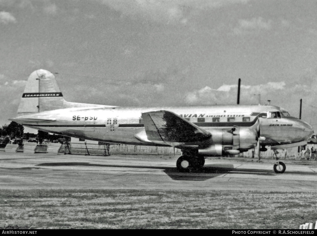 Aircraft Photo of SE-BSD | Saab 90 Scandia | Scandinavian Airlines System - SAS | AirHistory.net #8067