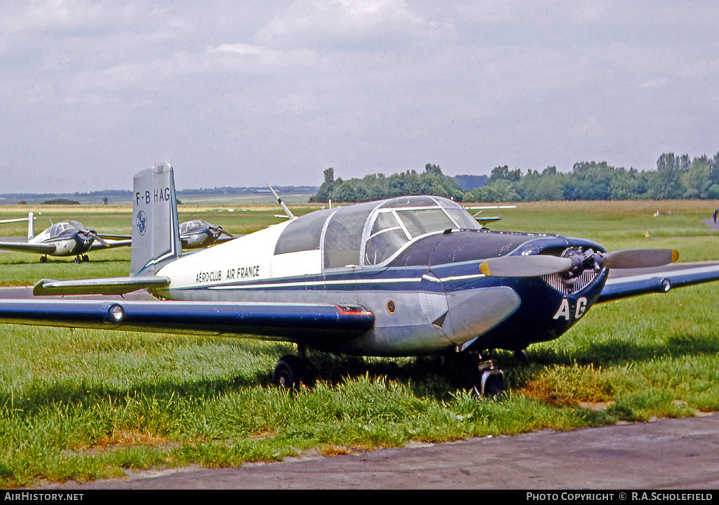 Aircraft Photo of F-BHAG | Saab 91B Safir | Aéro-club Air France | AirHistory.net #8070